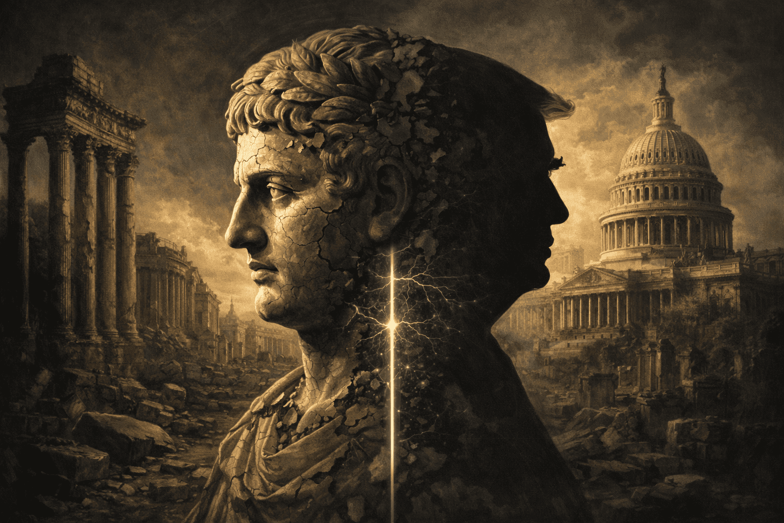 Trump, decadencia imperial, Roma, historia política, política exterior, Verlaine, Calígula, imperialismo, Estados Unidos, Humanismo MAX